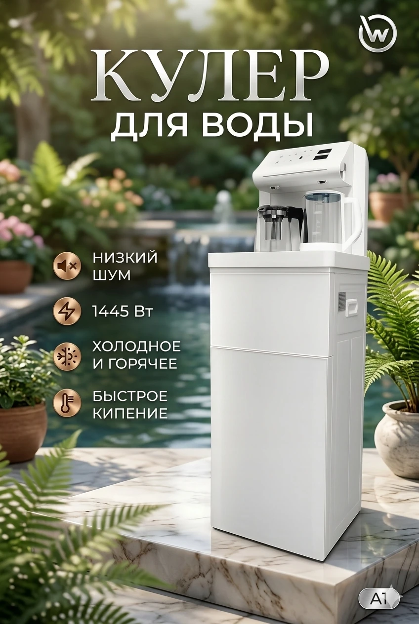 Многофункциональный кулер для воды Модель А1 (нижняя загрузка)