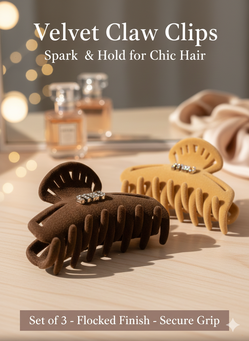 Краб-заколка для волос, каучуковая, 9.5 * 4.5 см