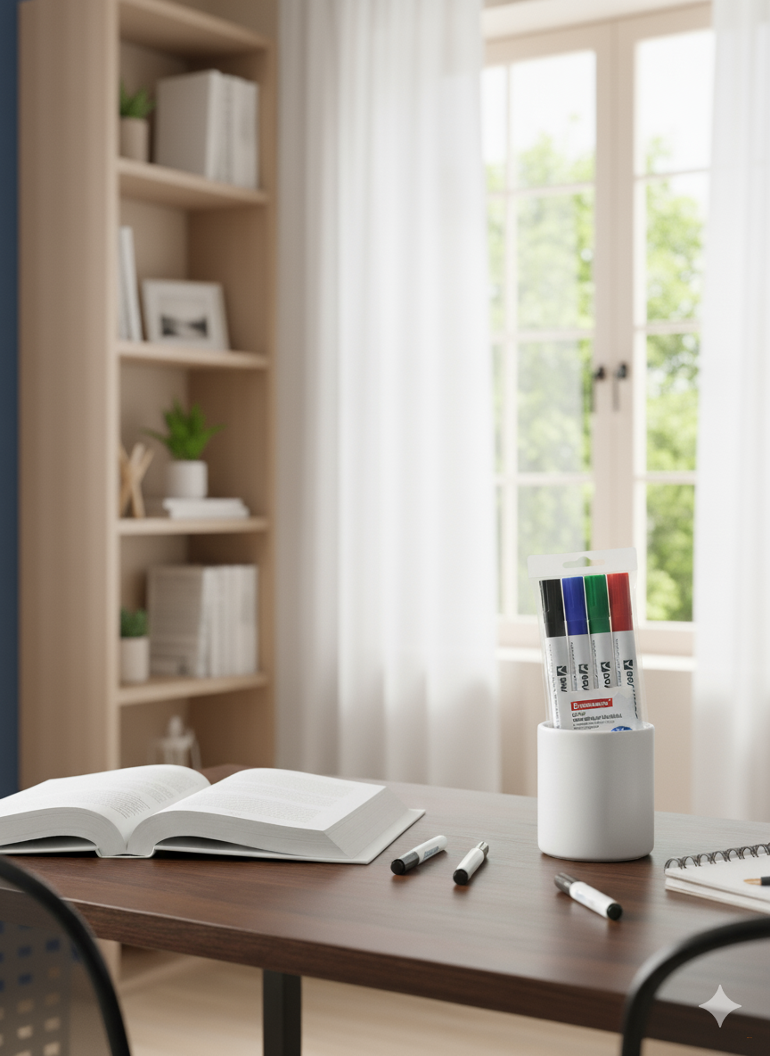 Набор маркеров Centrum, маркеры для белой доски, 4 шт/упак