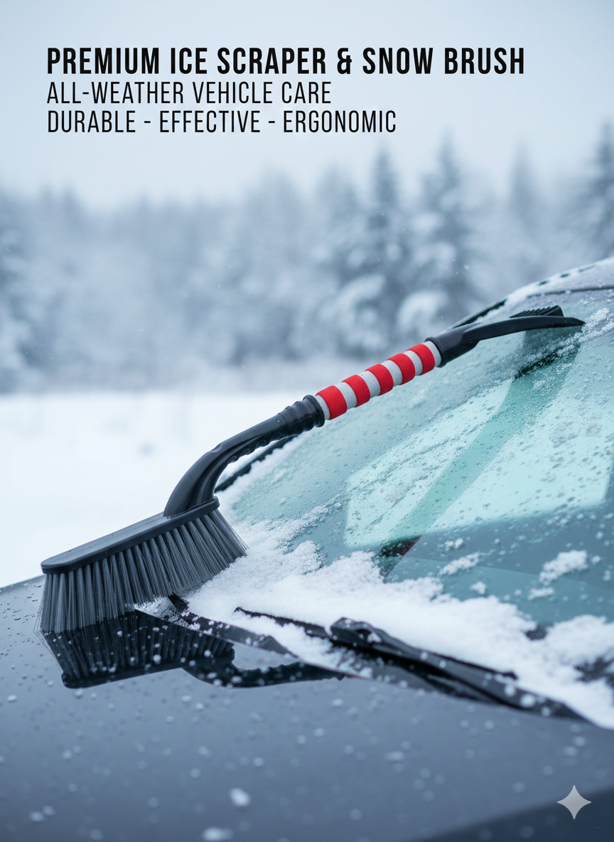 Щётка-скребок для автомобиля