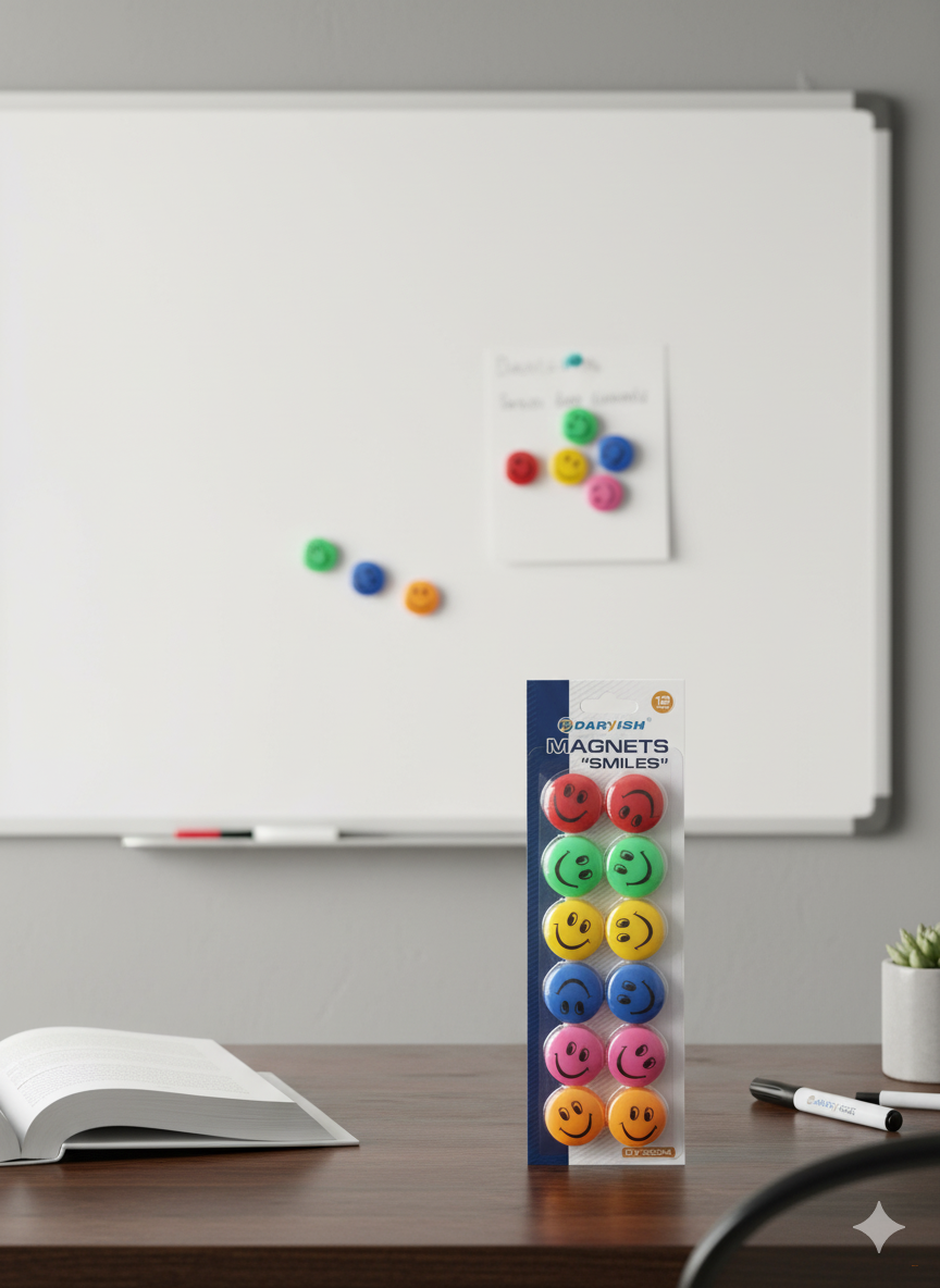 магниты для доски Darvish "Смайлики"