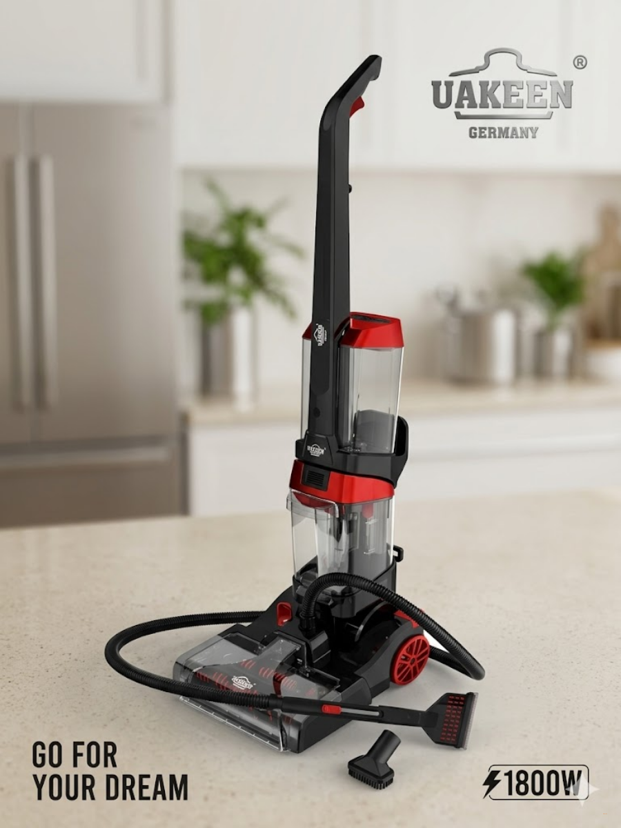 Вертикальный моющий пылесос UAKEEN (1800 Вт)