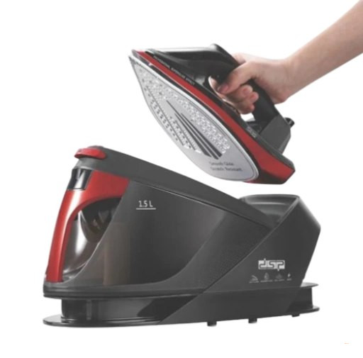 Утюг DSP KD1105 2200 Вт, чёрно-красный