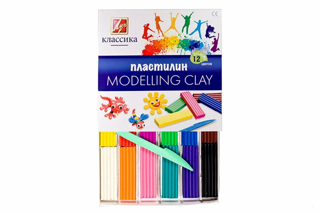 Пластилин Луч Классика Детство, 12 цв.