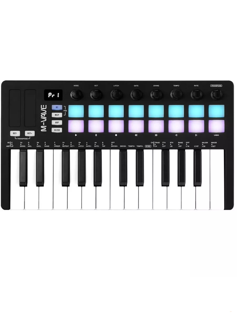 25-клавишный MIDI-контроллер M-WAVE