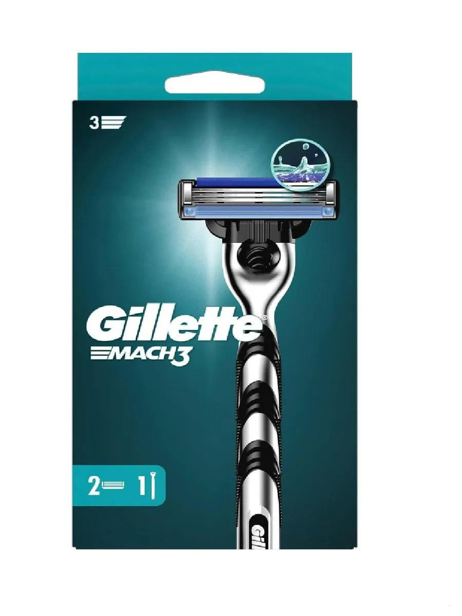 Gillette Бритвенный станок Mach3 с 1 кассетой