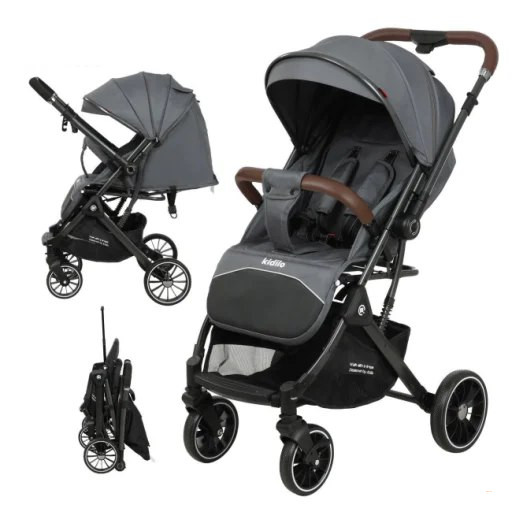 Детская прогулочная коляска Kidilo K535-1, cерый