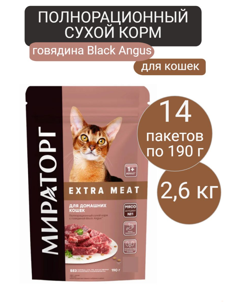 Корм консервированный для взрослых кошек WINNER Extra