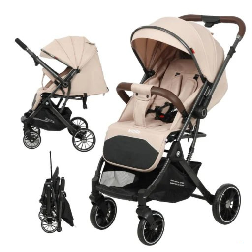 Детская прогулочная коляска Kidilo K535-1, бежевый